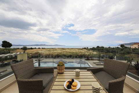 Deluxe Apartment, Sea View | Terrace/patio