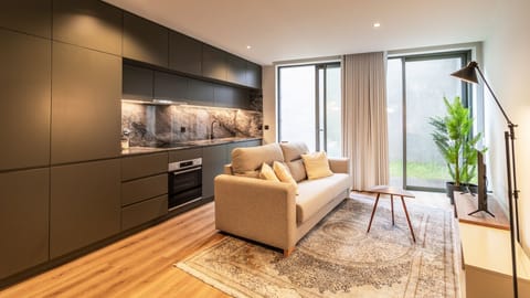 Relax in the sun-drenched living area, with direct access to our lovely patio #airbnb #wonderful