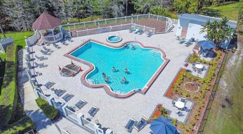 Dive into fun at our large community pool with ample lounging space!