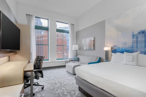 Premium bedding, pillowtop beds, in-room safe, desk