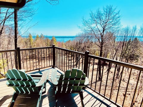 Take in the view from the deck