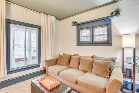 Minneapolis Vacation Rental | 2BR | 1BA | 2 Steps to Enter | 900 Sq Ft