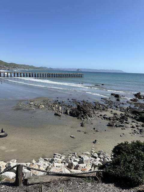 Just steps away to put your toes in the sand….