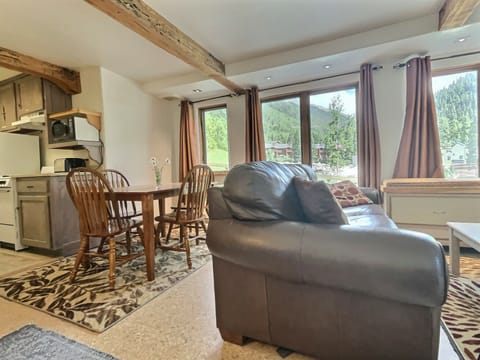 Dining and living areas