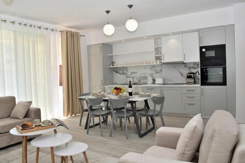 Kitchen and dining area