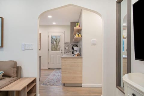 Enjoy your favorite shows or movies on the large-screen TV!