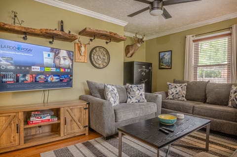 "Relax, binge-watch your favorite shows, or just enjoy the peace and quiet."

