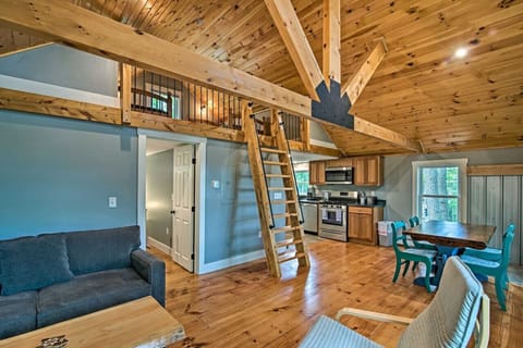Ascending Ambiance: Where Each Step on the Wooden Ladder Leads to Elevated Comfort.