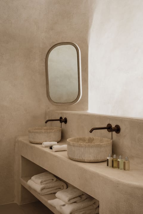 Sunrise Suite Sea View with Private Pool | Bathroom | Shower, rainfall showerhead, hair dryer, bathrobes