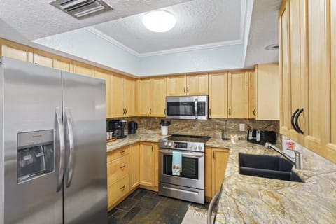 Fully stocked kitchen