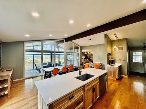 Open Kitchen with lots of seating