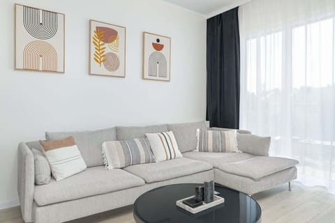 Living room with television