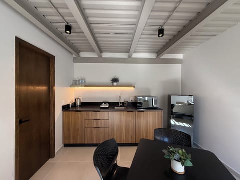 Classic Loft, 2 Double Beds | Private kitchen | Full-size fridge, microwave, electric kettle, cookware/dishes/utensils