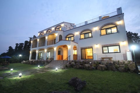 Front of property - evening/night