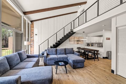 Great high ceilings and windows allowing lots of natural light.