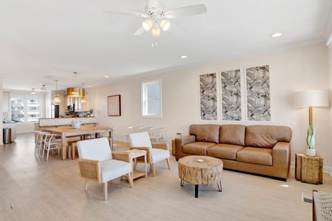 Open-living concept on the main level with two living spaces