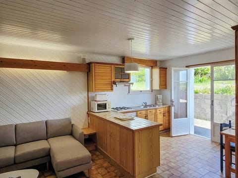 Cuisine ouverte sur le salon