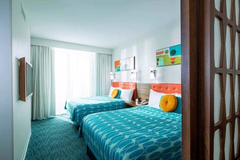 Volcano Bay View Doubles Bedroom