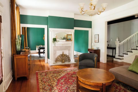 Check out this large living room with dining on the other side.