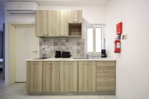 Standard Studio, City View | Private kitchenette | Mini-fridge, microwave, oven, stovetop