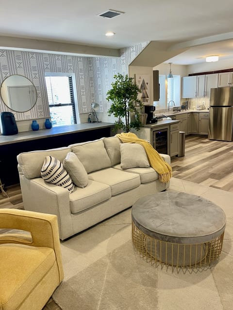 View of Living Room and Kitchen
