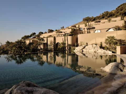 Indoor pool, outdoor pool, free cabanas, pool umbrellas