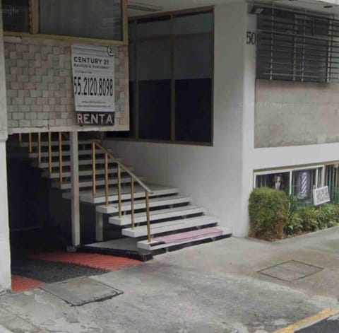 Main entrance to the building.