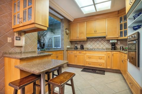 A well-equipped kitchen made for everyday cooking.