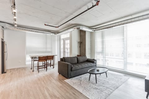 Spacious open concept