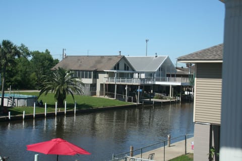 View of canal from balcony 