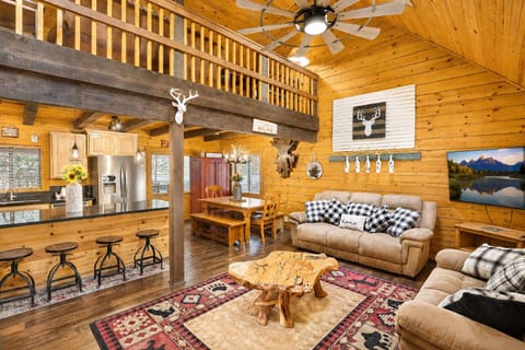 The view as you enter from the front door.