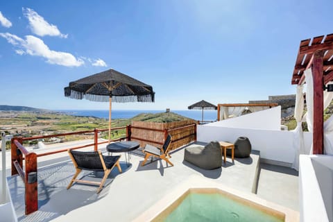 Luxury Rooftop Terrace with Private Hot Tub and Sea Views