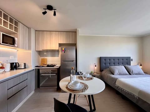 Open kitchen & lounge layout ideal for relaxing evenings in