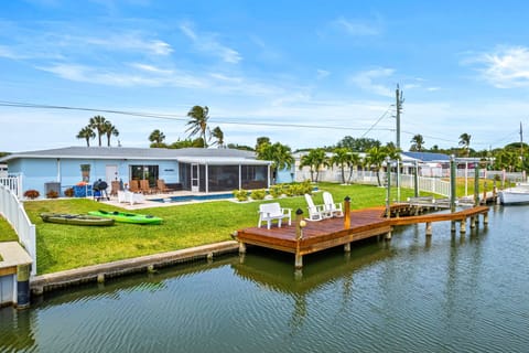 Welcome to Reflections, our waterfront Cocoa Beach Pool home with heated pool & spa (see full details re: pool & spa in listing). 