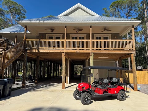 House with cart