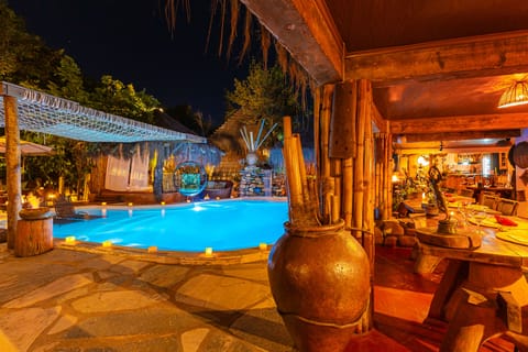Indoor pool, outdoor pool, open 10:00 AM to 9:00 PM, free cabanas