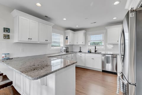 Fully Equipped Kitchen with Stainless Steel Appliances
