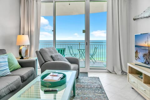 Condo, Multiple Beds (Aqua Resort 903) | Living area | TV