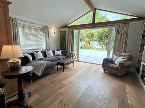 Open plan Dining, sittting and garden