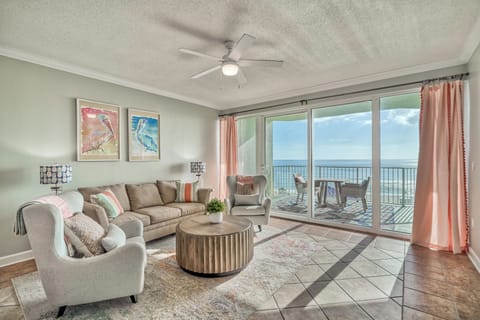 Gulf front living room