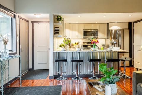 Front entry and gear and ski storage closet