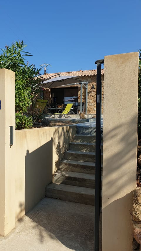 The entrance to the property