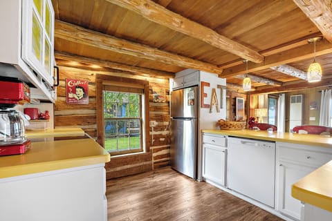 Large kitchen with new appliances