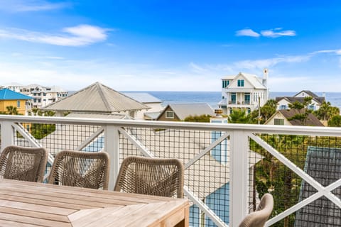 Beautiful Gulf Views from the furnished balcony