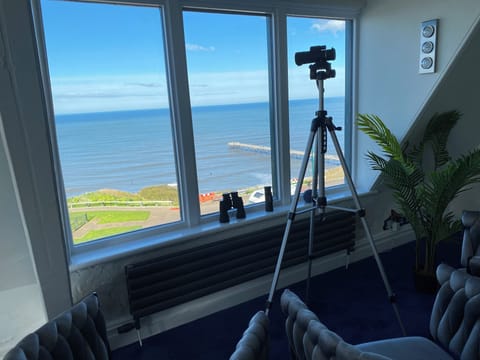 Lounge with amazing sea views