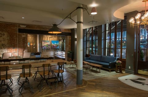 A serene corner in the hotel where guests can indulge in books and tranquility.