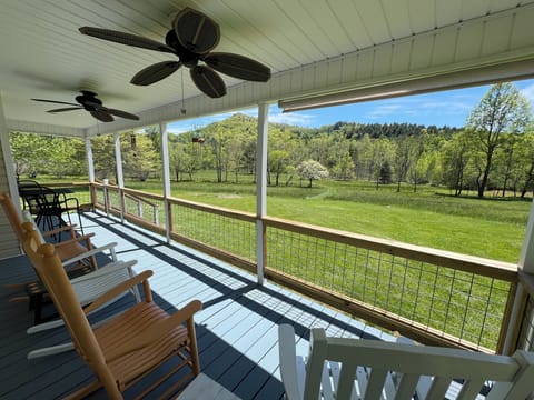 The Back Porch Mountain Views are Where Living Is Easy, Tranquil and Good.