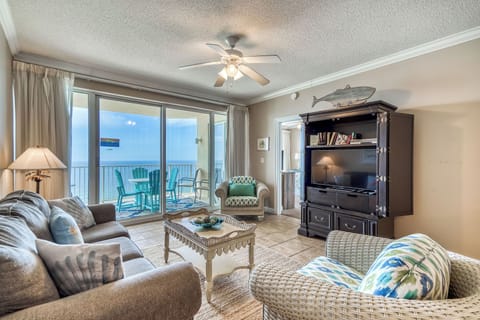 Gulf front living room