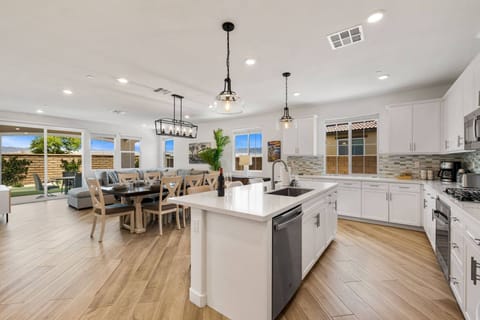 Open Floor Plan - Living Room, Dining Room & Kitchen