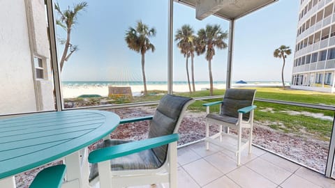 Watch the sunsets from your screened in lanai.